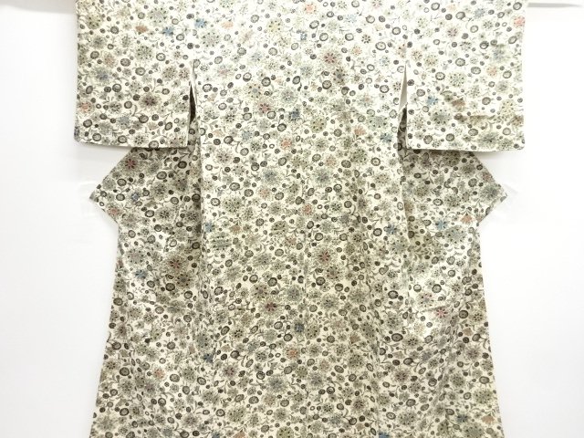Japanese Kimono / Chirimen Kinsha Silk